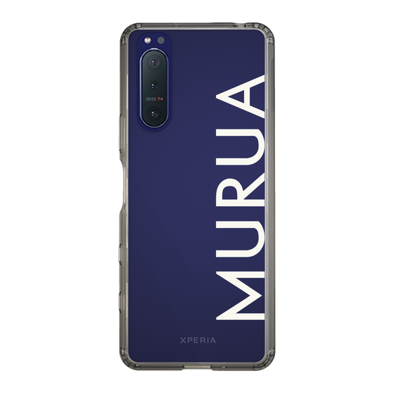 Slim Protection Case［ MURUA - Logo - White ］