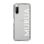 Slim Protection Case［ MURUA - Logo - White ］