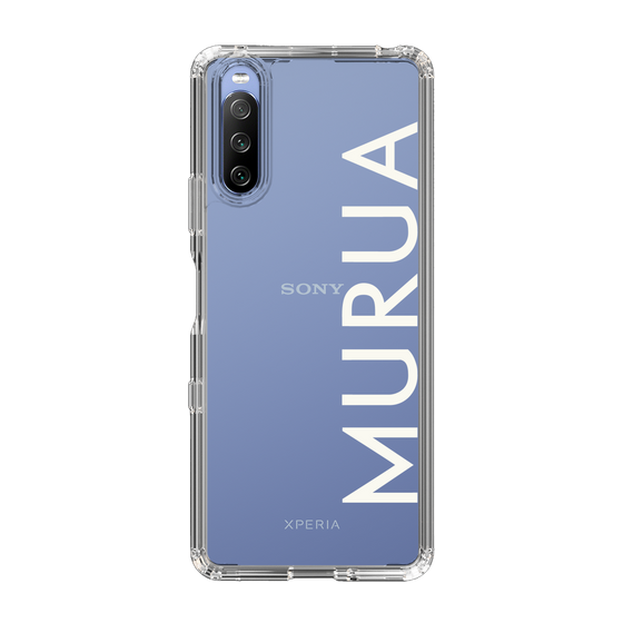 Slim Protection Case［ MURUA - Logo - White ］