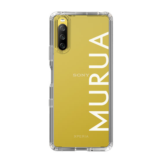 Slim Protection Case［ MURUA - Logo - White ］