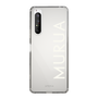 Slim Protection Case［ MURUA - Logo - White ］
