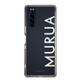 Slim Protection Case［ MURUA - Logo - White ］