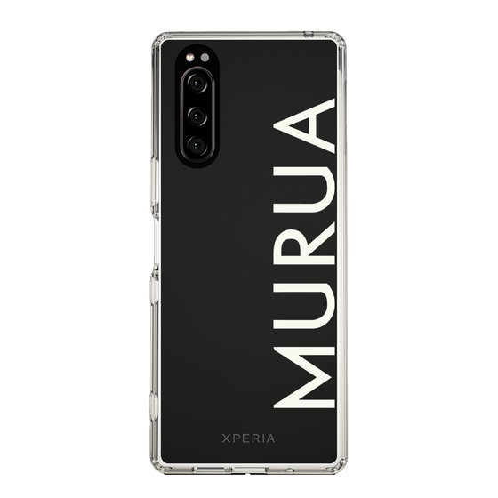 Slim Protection Case［ MURUA - Logo - White ］