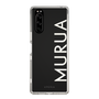 Slim Protection Case［ MURUA - Logo - White ］