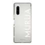 Slim Protection Case［ MURUA - Logo - White ］