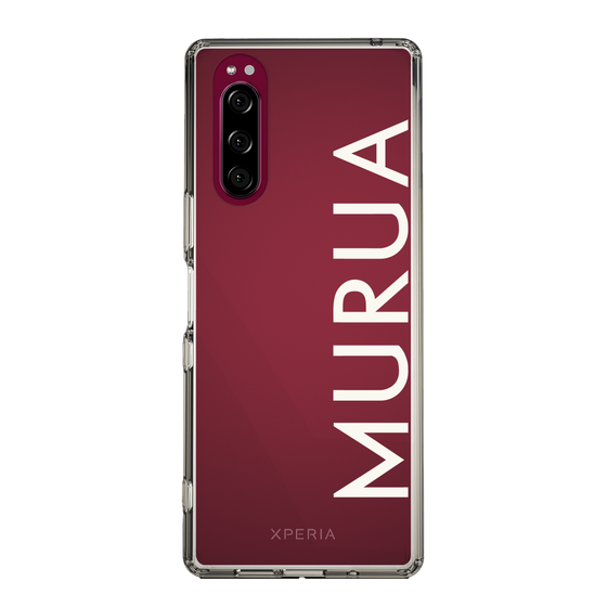 Slim Protection Case［ MURUA - Logo - White ］