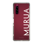 Slim Protection Case［ MURUA - Logo - White ］