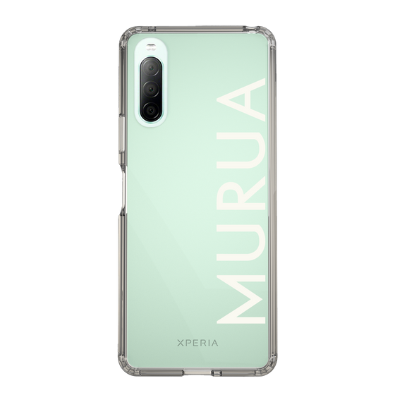 Slim Protection Case［ MURUA - Logo - White ］