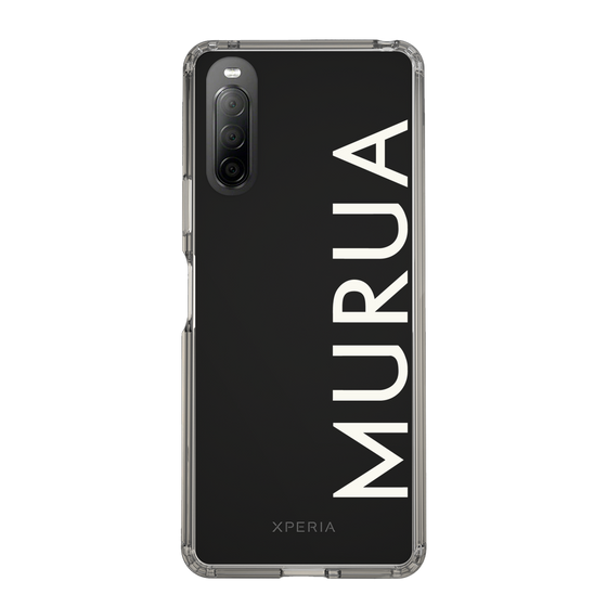 Slim Protection Case［ MURUA - Logo - White ］