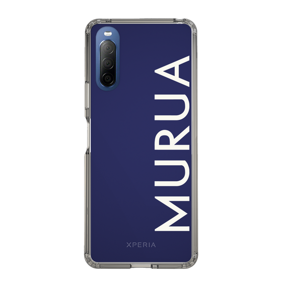 Slim Protection Case［ MURUA - Logo - White ］