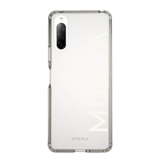 Slim Protection Case［ MURUA - Logo - White ］