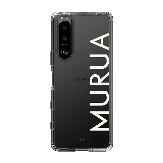Slim Protection Case［ MURUA - Logo - White ］