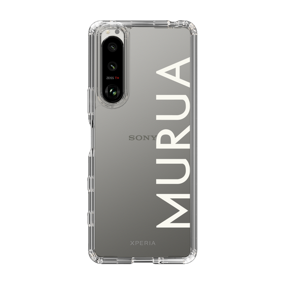 Slim Protection Case［ MURUA - Logo - White ］