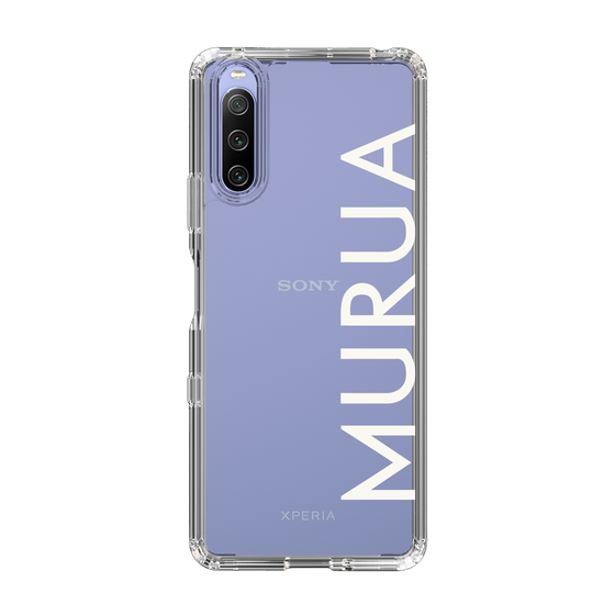 Slim Protection Case［ MURUA - Logo - White ］