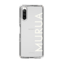 Slim Protection Case［ MURUA - Logo - White ］
