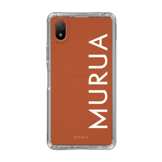 Slim Protection Case［ MURUA - Logo - White ］