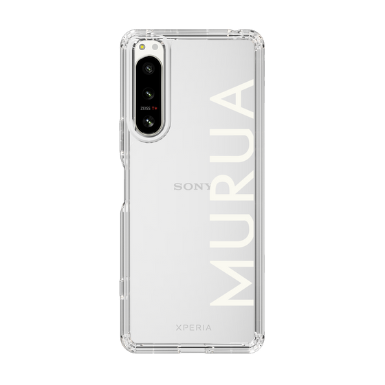 Slim Protection Case［ MURUA - Logo - White ］
