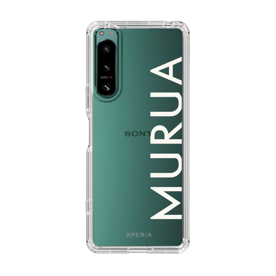 Slim Protection Case［ MURUA - Logo - White ］