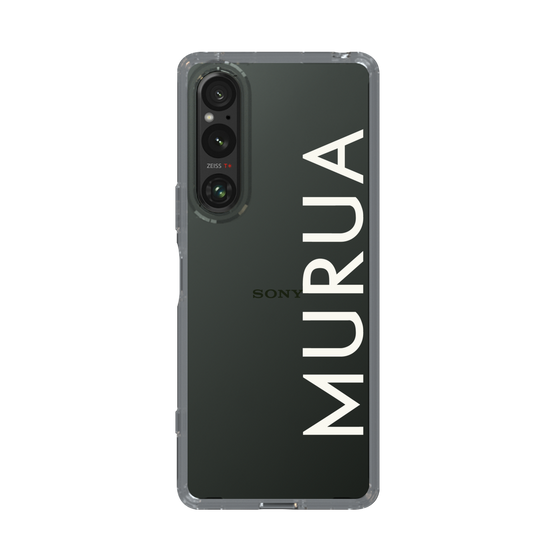 Slim Protection Case［ MURUA - Logo - White ］