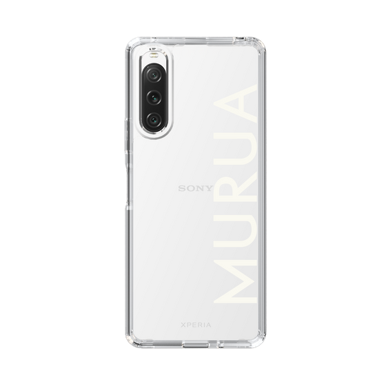 Slim Protection Case［ MURUA - Logo - White ］