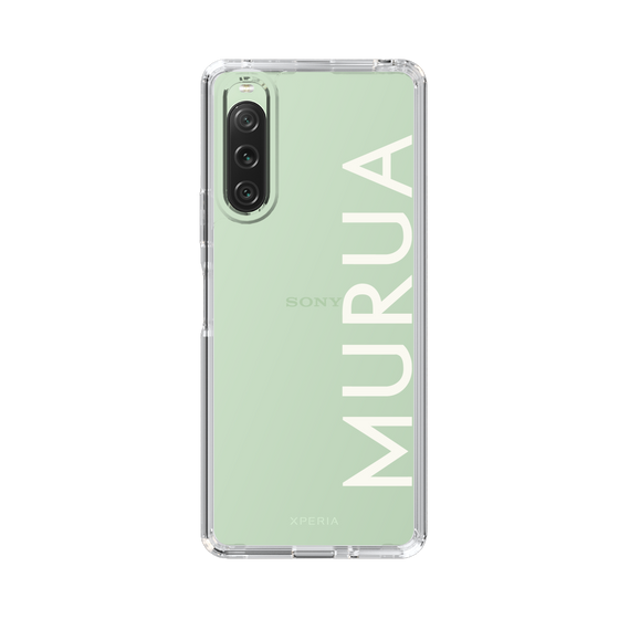 Slim Protection Case［ MURUA - Logo - White ］