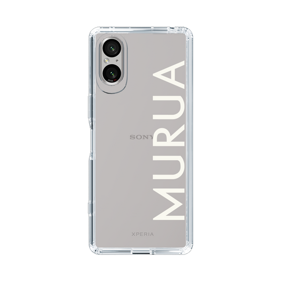 Slim Protection Case［ MURUA - Logo - White ］