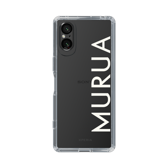 Slim Protection Case［ MURUA - Logo - White ］