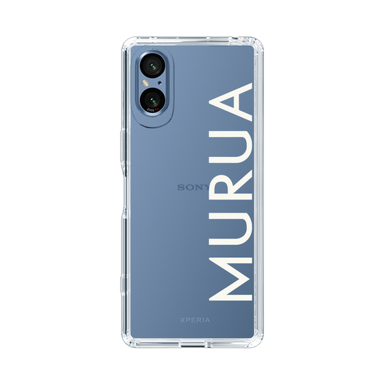 Slim Protection Case［ MURUA - Logo - White ］