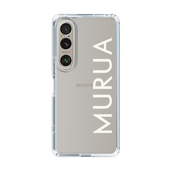 Slim Protection Case［ MURUA - Logo - White ］