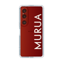 Slim Protection Case［ MURUA - Logo - White ］