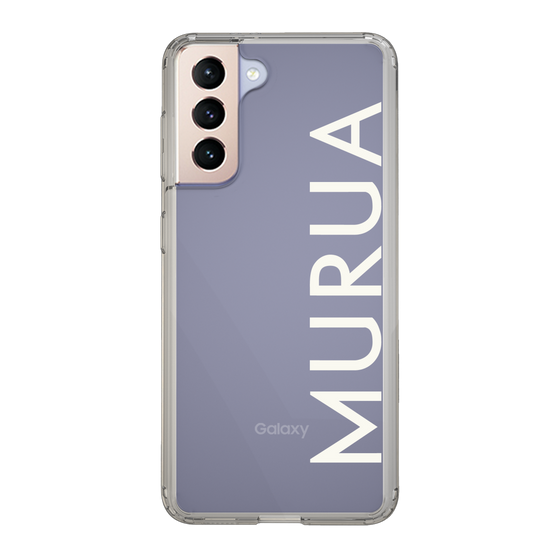 Slim Protection Case［ MURUA - Logo - White ］