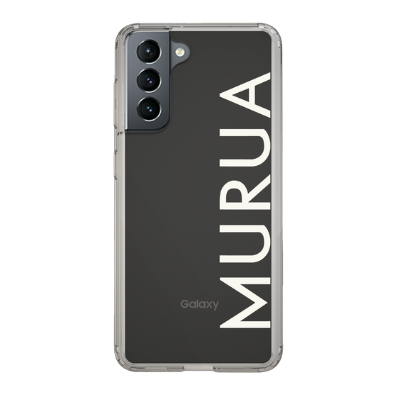 Slim Protection Case［ MURUA - Logo - White ］
