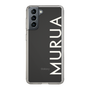 Slim Protection Case［ MURUA - Logo - White ］