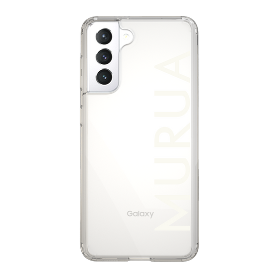 Slim Protection Case［ MURUA - Logo - White ］