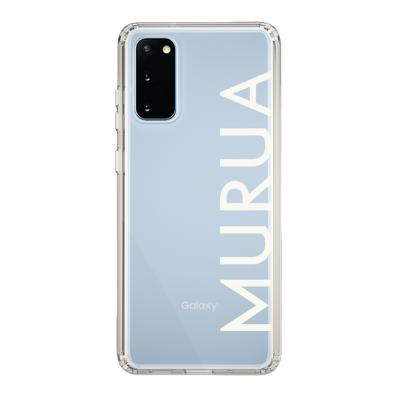 Slim Protection Case［ MURUA - Logo - White ］