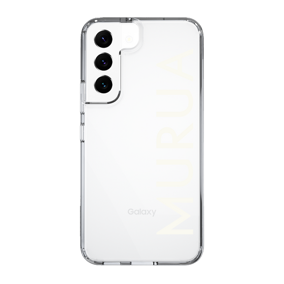 Slim Protection Case［ MURUA - Logo - White ］