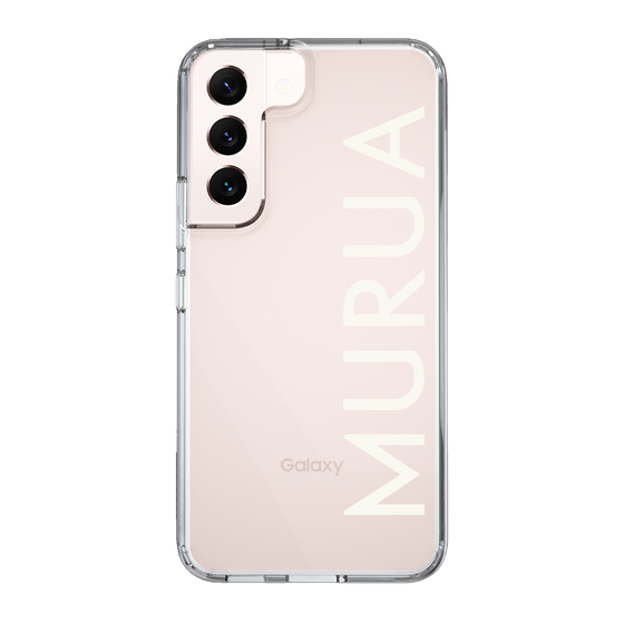 Slim Protection Case［ MURUA - Logo - White ］