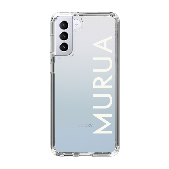 Slim Protection Case［ MURUA - Logo - White ］