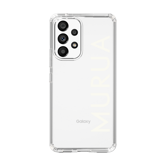 Slim Protection Case［ MURUA - Logo - White ］