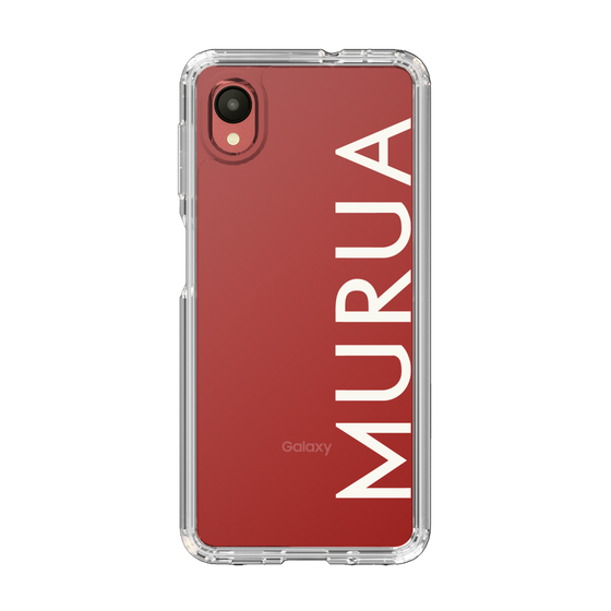 Slim Protection Case［ MURUA - Logo - White ］