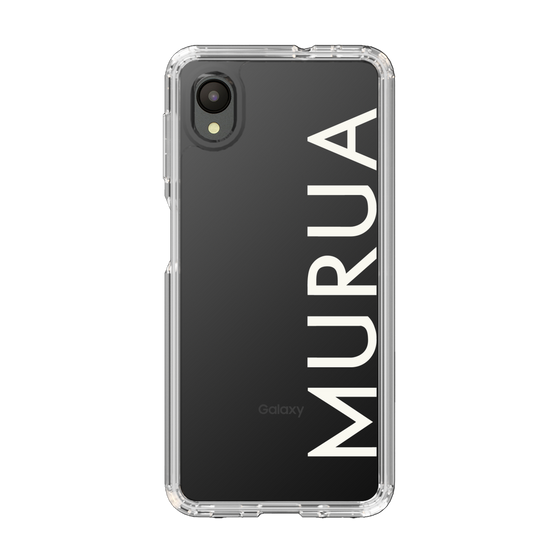 Slim Protection Case［ MURUA - Logo - White ］