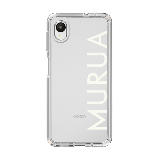 Slim Protection Case［ MURUA - Logo - White ］