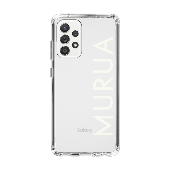 Slim Protection Case［ MURUA - Logo - White ］