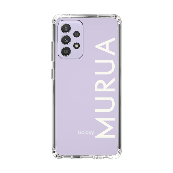 Slim Protection Case［ MURUA - Logo - White ］