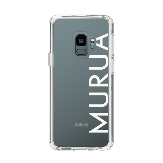 Slim Protection Case［ MURUA - Logo - White ］