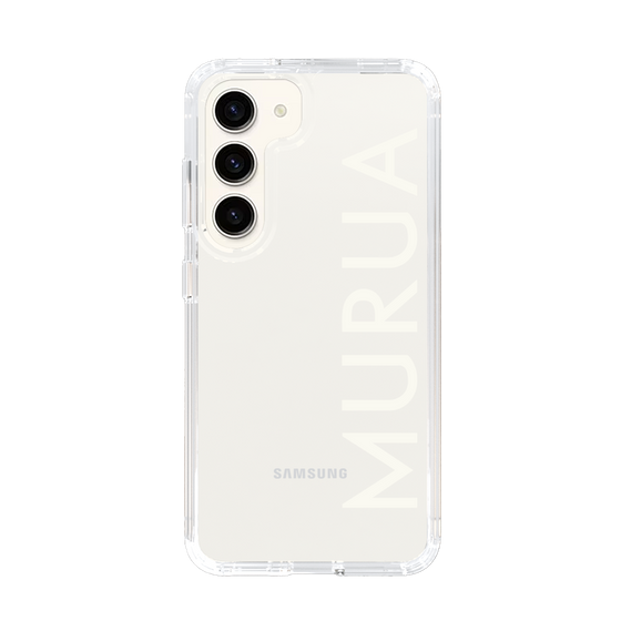 Slim Protection Case［ MURUA - Logo - White ］