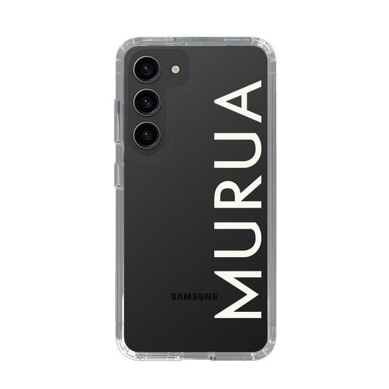 Slim Protection Case［ MURUA - Logo - White ］