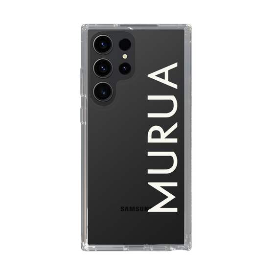 Slim Protection Case［ MURUA - Logo - White ］