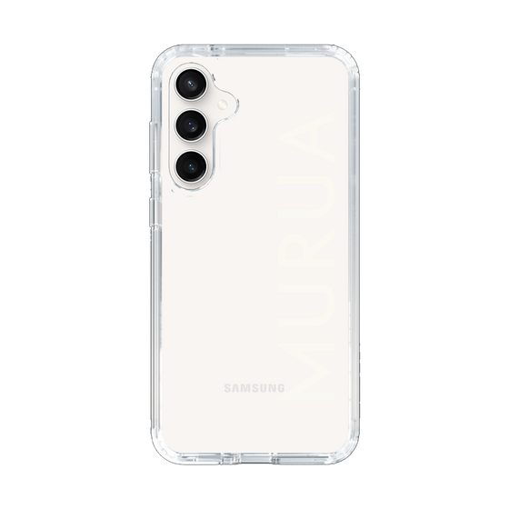 Slim Protection Case［ MURUA - Logo - White ］