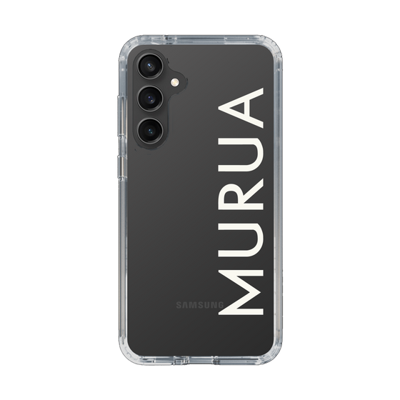 Slim Protection Case［ MURUA - Logo - White ］